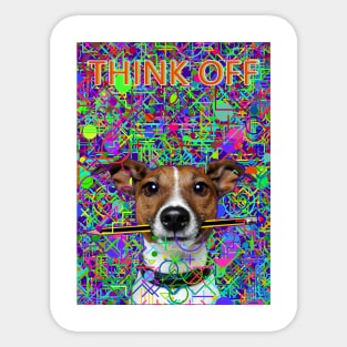 The Think Off Sticker